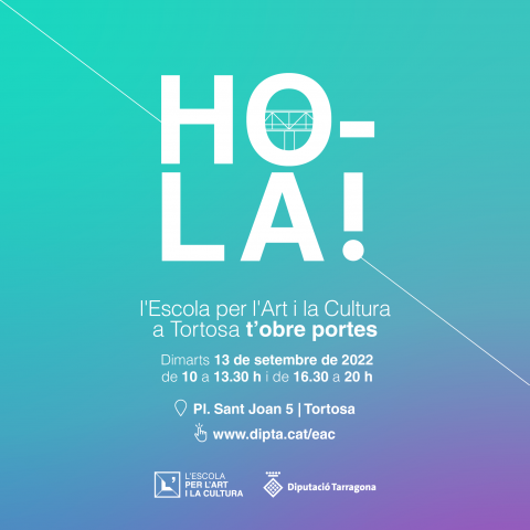 Jornada de portes obertes a l’Escola per l’Art i la Cultura a Tortosa 