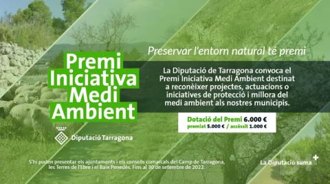 La dotació econòmica del Premi Iniciativa Medi Ambient és de 5.000 euros per al projecte guanyador i de 1.000 euros per a l’accèssit