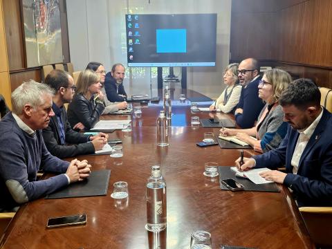 La reunió s'ha dut a terme al Palau de la Diputació, aquest divendres 28 de novembre
