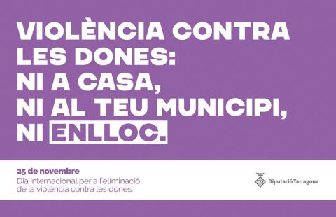Cartell de la campanya institucional per al 25N