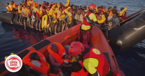 La Diputació de Tarragona col·labora amb Proactiva Open Arms i Creu Roja impulsant diverses accions d'ajuda humanitària