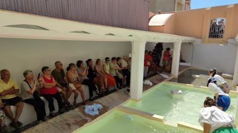 Un moment de la inauguració dels antics safarejos rehabilitats