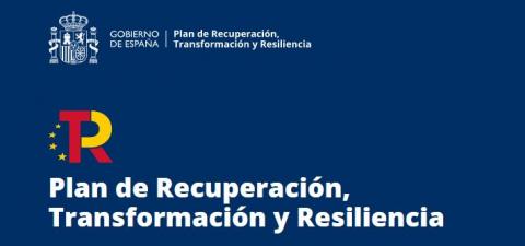 Imatge de la pàgina web del ministeri dedicada al Pla de Recuperació,Transformació i Resiliència 