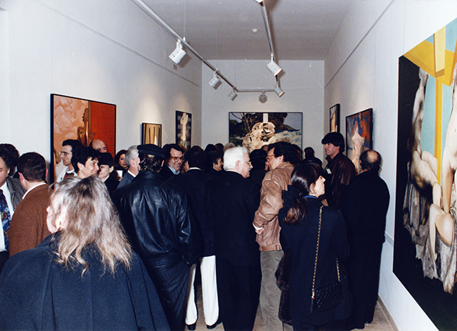 L'Àlbum de l'Arxiu recorda la inauguració de l’exposició de Rafael Bartolozzi al Museu d’Art Modern de Tarragona l’any 1993