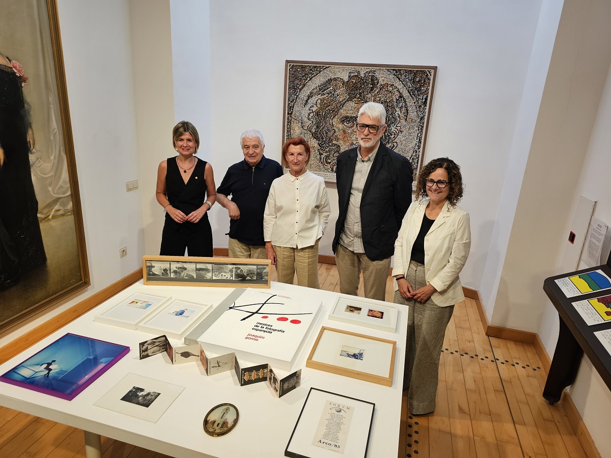 Noemí Llauradó, David Balsells, Chantal Grande, Manel Margalef (director del MAMT) i Sònia Hernández