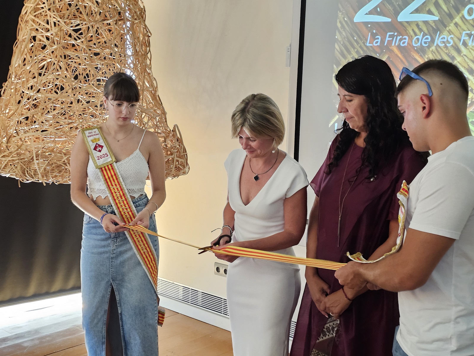 Inauguració de la fira.