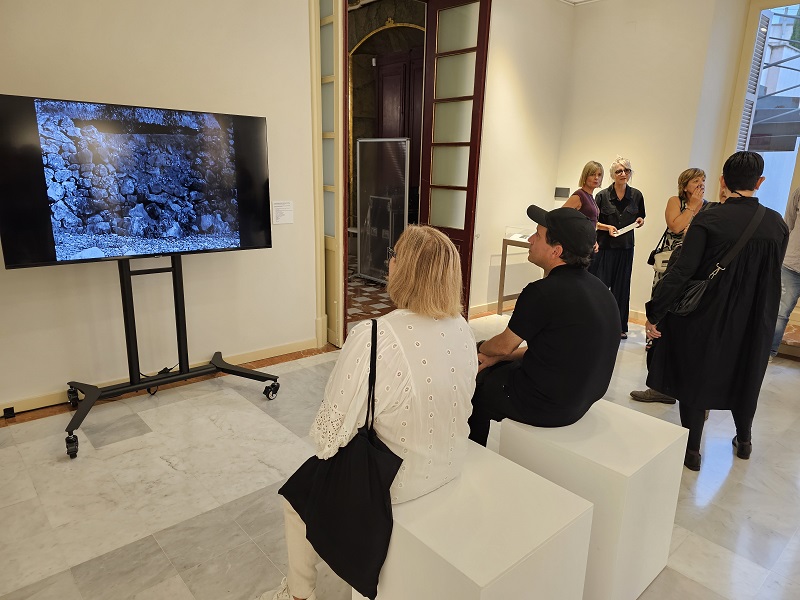 Un moment de la inauguració