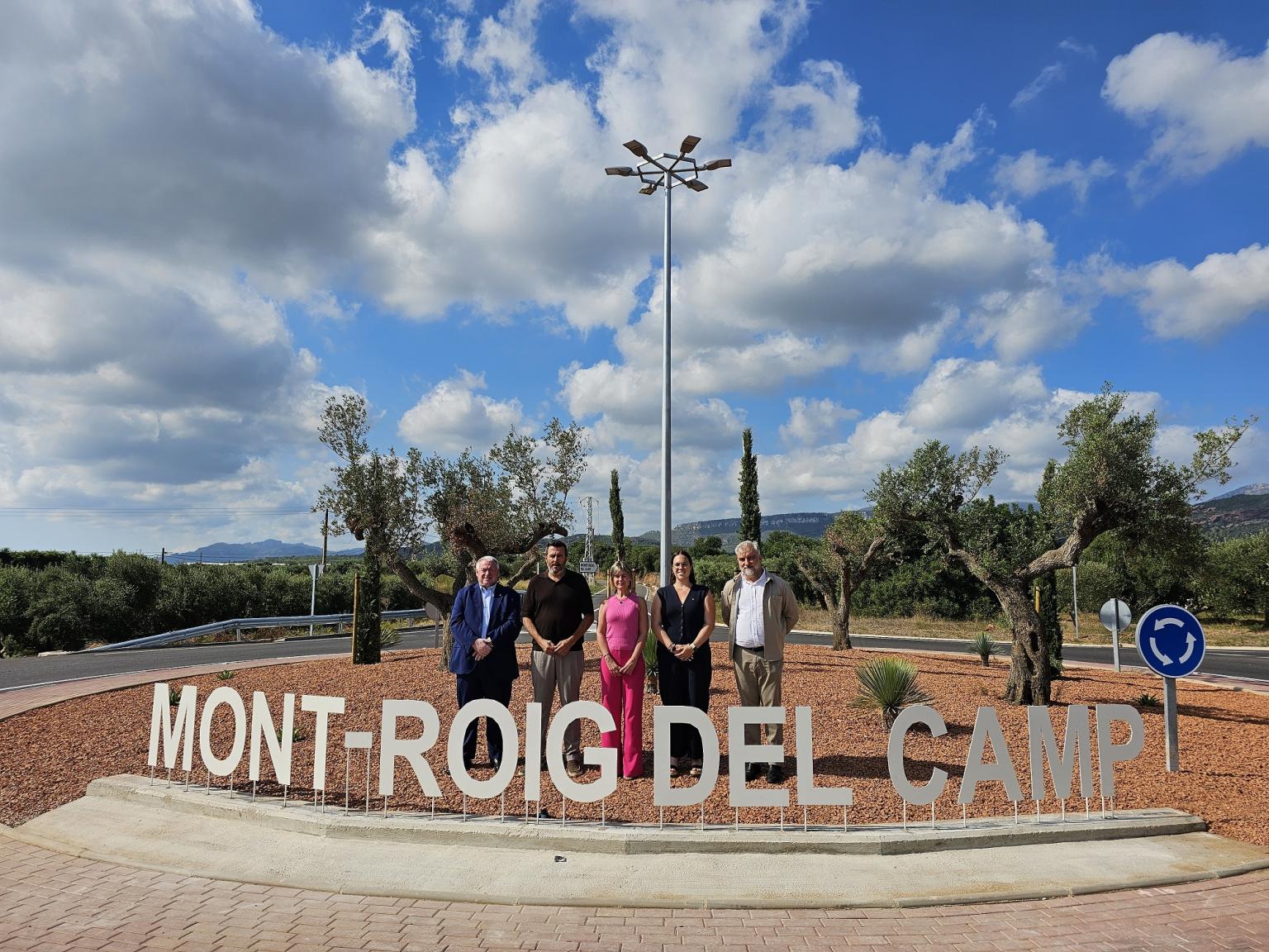 Rotonda dins el terme municipal de Mont-roig del Camp