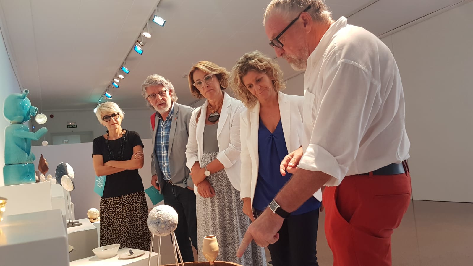 La vicepresidenta segona de la Diputació, Meritxell Roigé, va inaugurar la mostra
