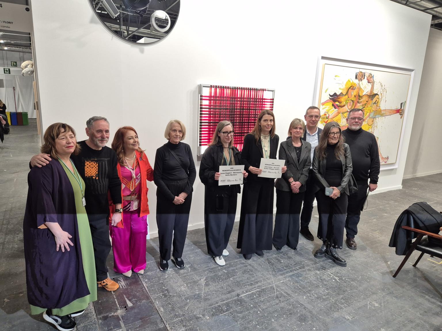 Un moment del lliurament de premis organitzat pel New Art Foundation