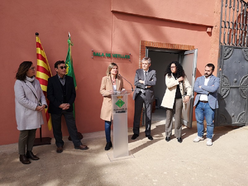 Acte d'inauguració de la sala de vetlles de Solivella