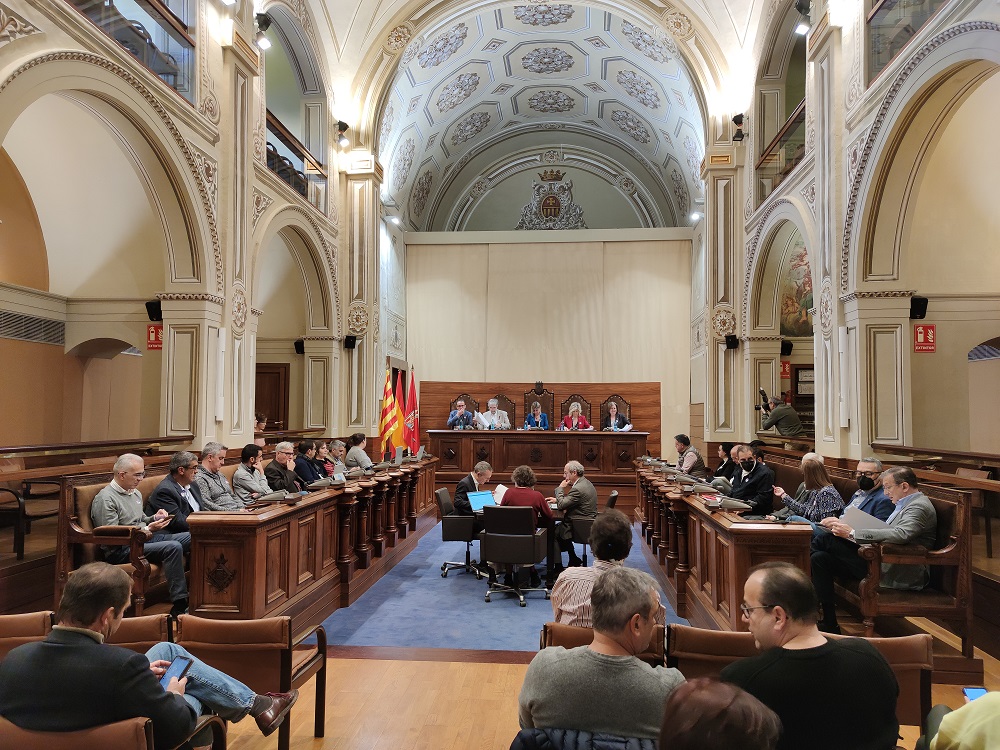 El Ple de la Diputació de Tarragona, durant la sessió ordinària del mes de novembre