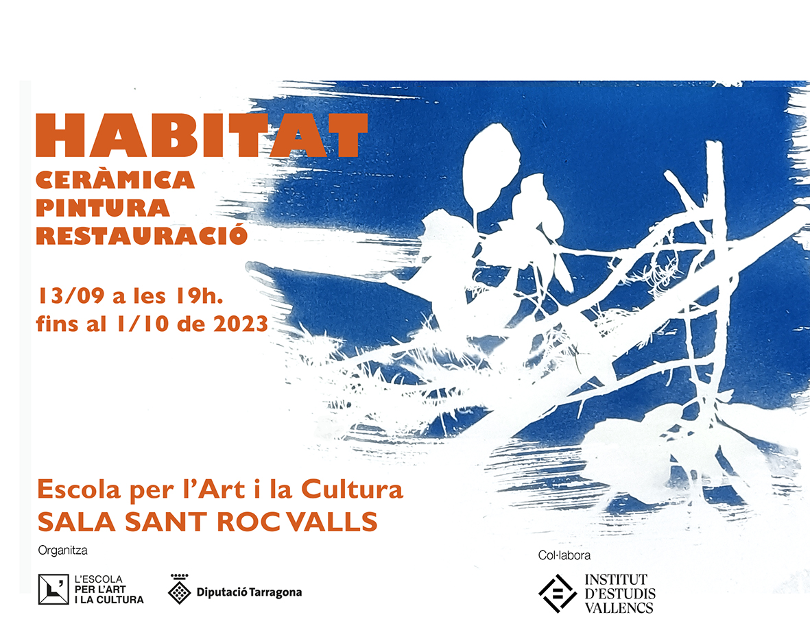 La mostra “Hàbitat” es podrà visitar a la Sala Sant Roc de Valls fins a l’1 d’octubre