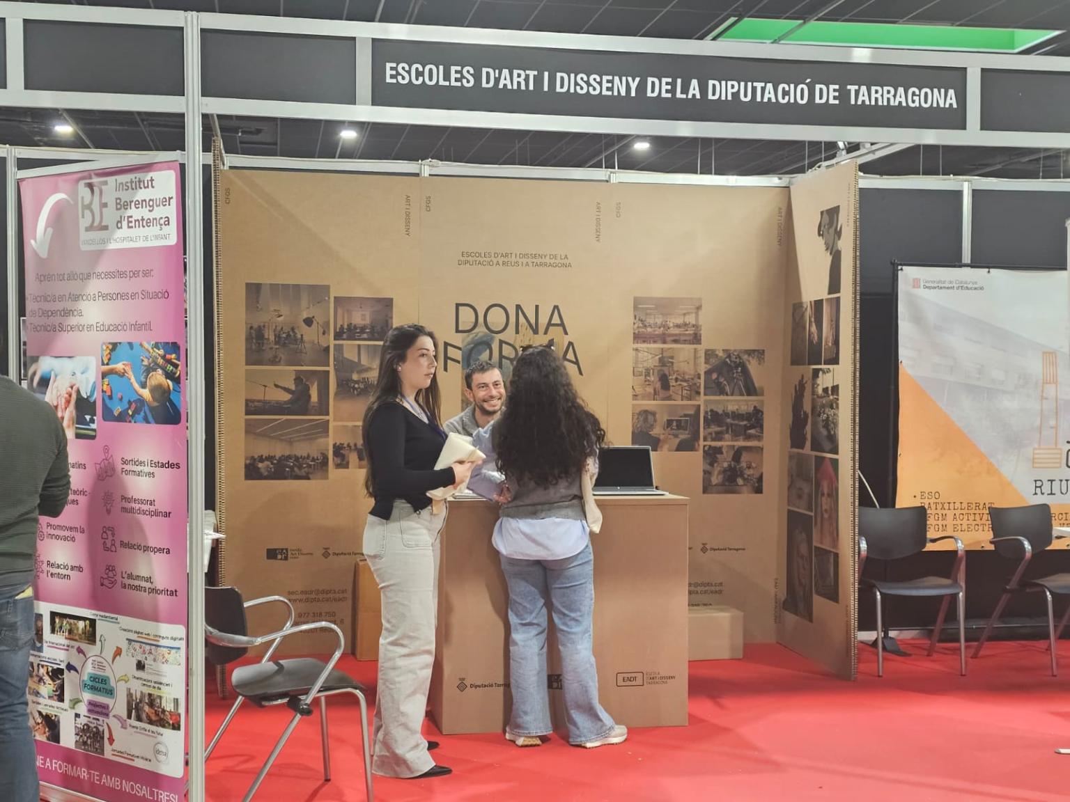 Camins d’FP, que compta amb el suport econòmic de la Diputació de Tarragona, presenta enguany més de 40 expositors de centres formatius públics, concertats i privats 