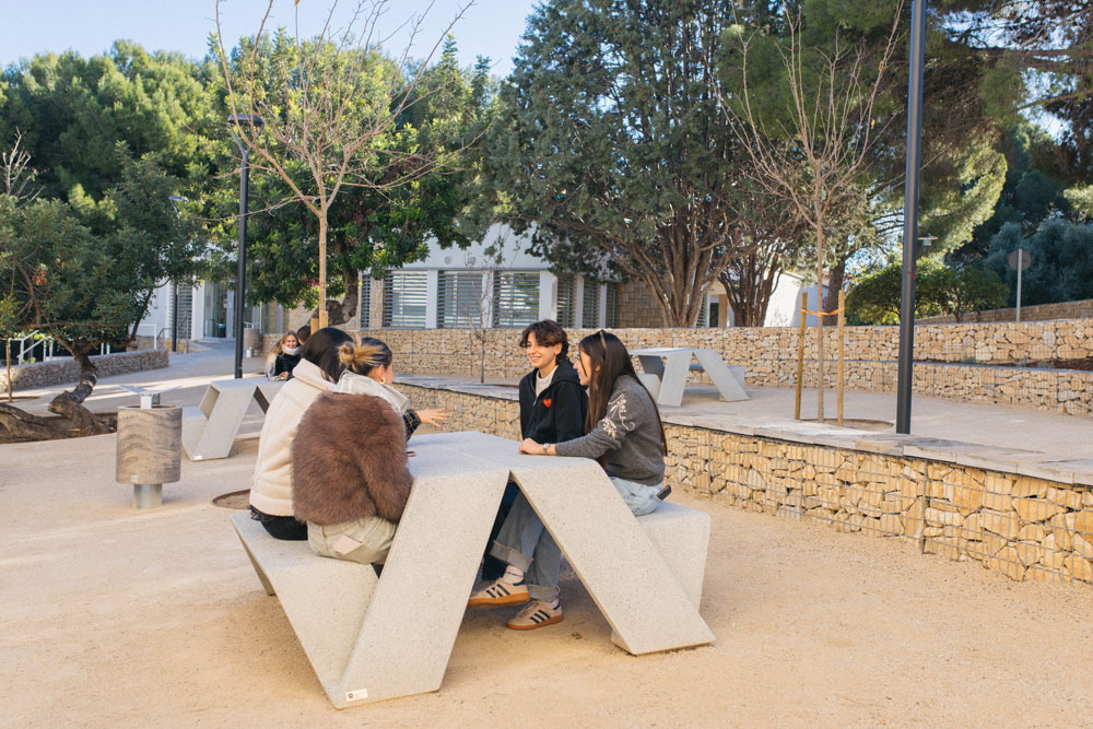 S’ha intervingut en les zones de descans de l’estudiantat