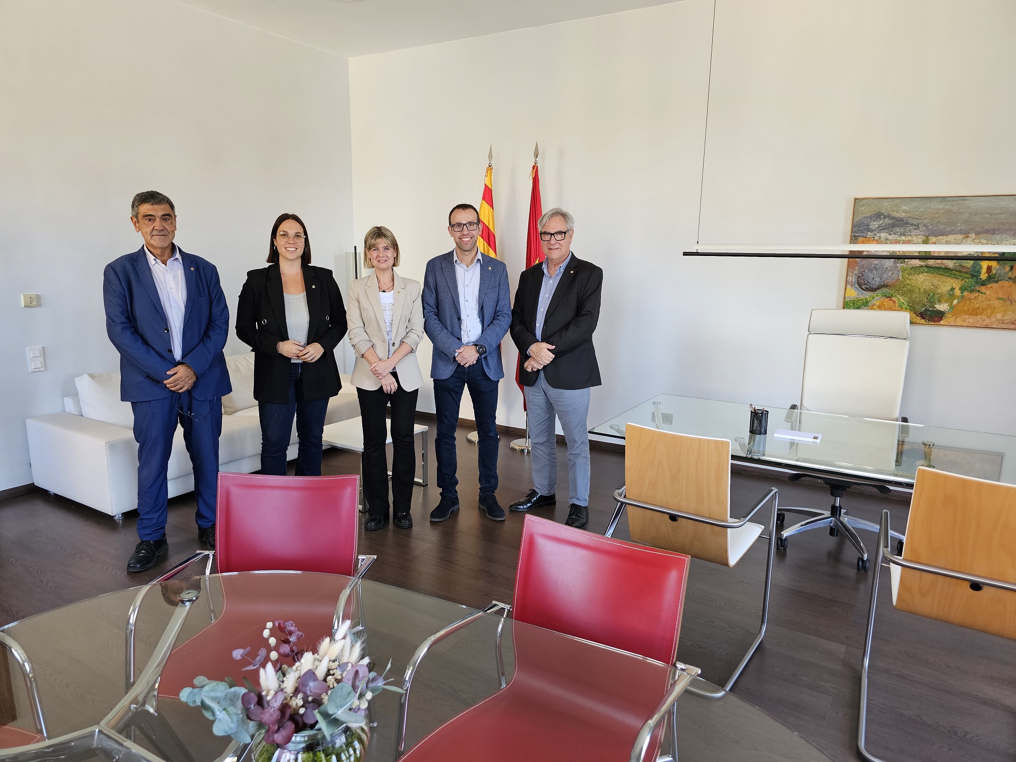Visita institucional a la seu de la Diputació a les Terres de l'Ebre